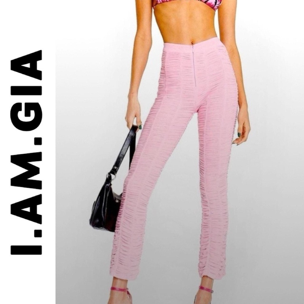 I.AM.GIA‎ Pink High-Waisted Pants